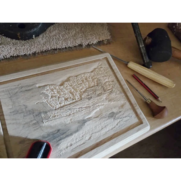 Graham Petley's commissioned  ashes casket.
